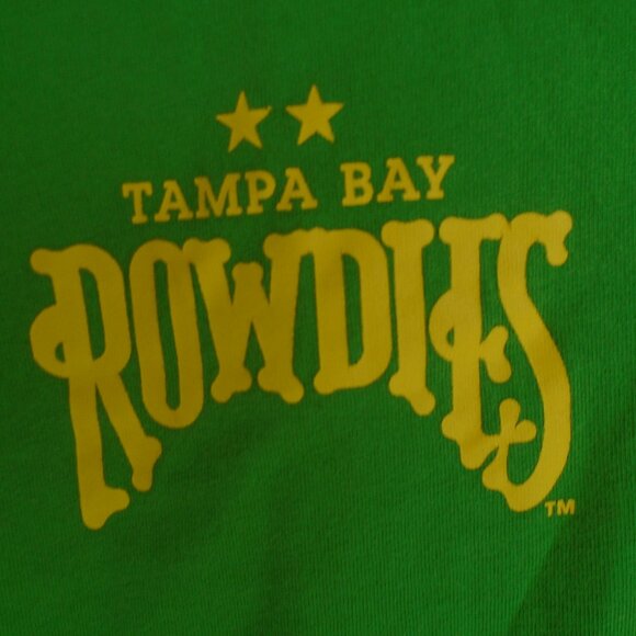 vintage Tampa Bay Rowdies Official Merchandise Mens Tee Shirt Size L Green - Picture 3 of 6